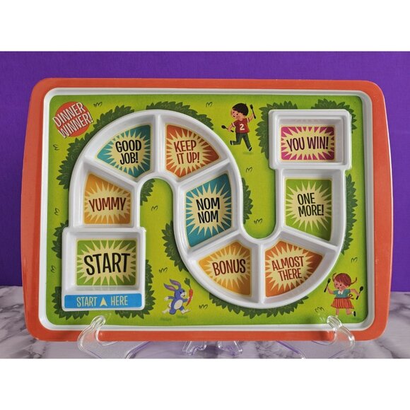 All Fun And Games Kid's Dinner Winner Plates/Fred and Friends Plastic Plate - Picture 2 of 9